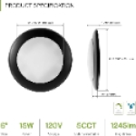 ASD Lighting ASD-LDS-6D15BK