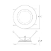 Envision LED&trade; ECV-RDL-5/6-15W-5CCT-WH-SM 337789
